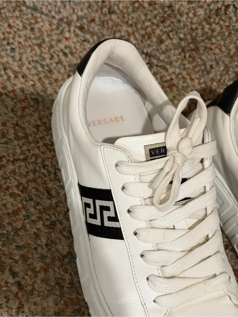 Versace sleek white